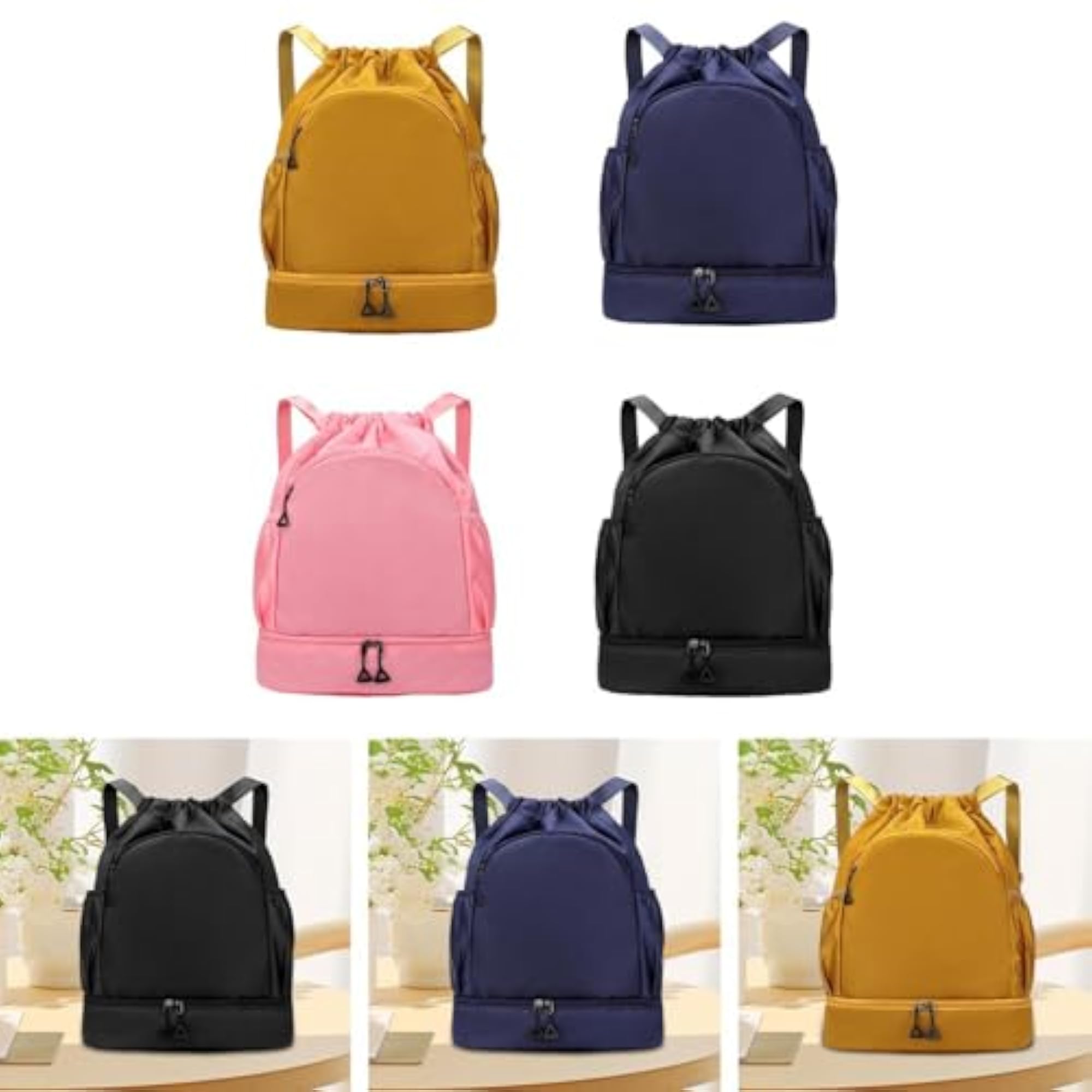 Sports Drawstring Backpack for Gym and Travel