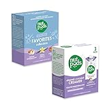 nutpods Non Dairy Coffee Creamer Bundle: a 3 pack of our Favorites Collection creamer and a 3 pack of our Toasted Marshmallow creamer.