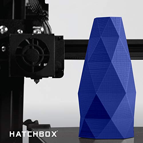 Image of HATCHBOX 3D PLA-1KG1.75-BLU PLA 3D Printer Filament, Dimensional Accuracy + /- 0.05 mm, 1 kg Spool, 1.75 mm, Blue