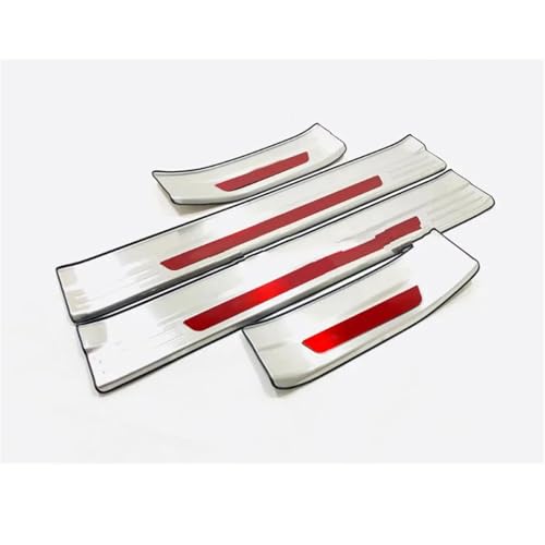 Plaque seuil de porte acier inoxydable Honda Jazz protection voiture