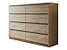 Produktbild Kommode mit 8 Schubladen Malwa M8, Mehrzweckschrank, Diele, Flur, Anrichte, Sideboard, Highboard, Wohnzimmer, Esszimmer (Sonoma)