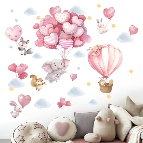 Vinilos Animal Globo para Pared Habitación Infantil miniatura 3