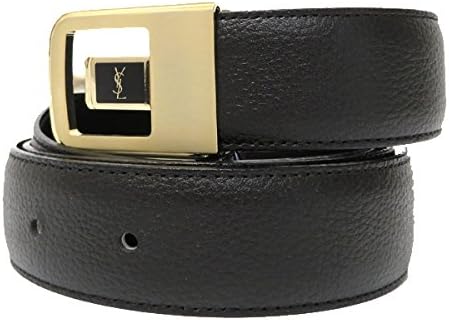 Amazon イヴサンローラン Ysl メンズ レザー ベルト ブラック ベルトカット 対応 ビジネス アイテム 男性用 小物 中古 メンズ