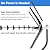 Five Star Outdoor TV Antenna 200 Miles Long Range, 4K 1080P VHF UHF HDTV Antenna with ATSC 3.0, Free Local Channels, Weather Resistant with 27 Inch Pole Mount