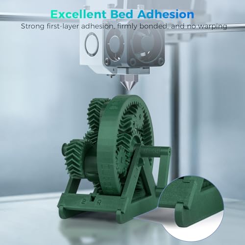 Image of IEMAI Carbon Fiber PETG Filament 1.75mm Matte Army Green 1KG, PETG-CF 3D Printer Filament with Dimensional Stability & Low Warpage, High Stiffness, Heat Resistant, Easy Print