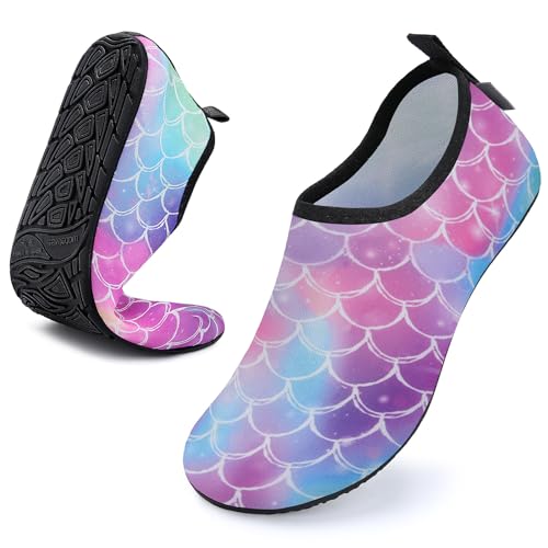 Image of WateLves Womens and Mens Kids Water Shoes Barefoot Quick-Dry Aqua Socks for Beach Swim Surf Yoga Exercise