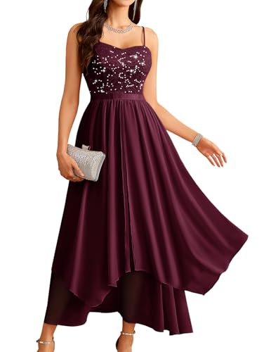 Robe de remise de diplôme scintillante HomRain pour fête chic