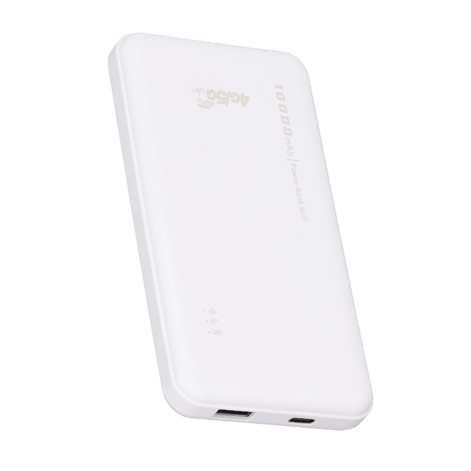 Lazmin112 Enrutador Hotspot de Bolsillo 5G, Módem USB LTE de 300 Mbps, Batería de 10000 MAh, Ranura para Tarjeta SIM, 10 Usuarios, para Viajes, Transmisiones en Al Aire Libre, Fiestas
