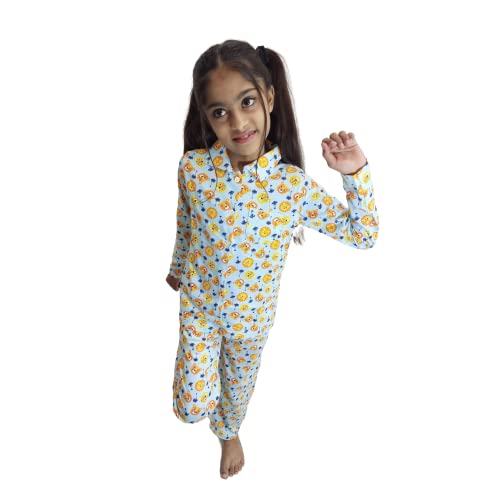 Buy Pehnojee Night Suit Kid's Pure Cotton Full Sleeves Night Suit/Dress