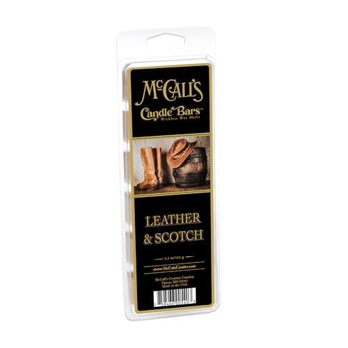 McCall’s Leather & Scotch Wax Melts, 6 pcs, 12-24 hrs