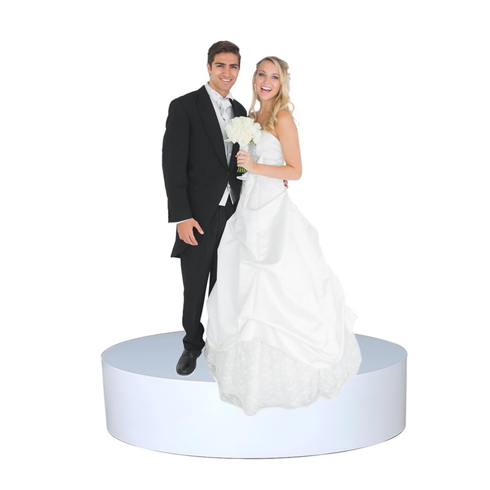 Grande base 50 x 25 cm pour mannequins et décors de vitrines de mariage