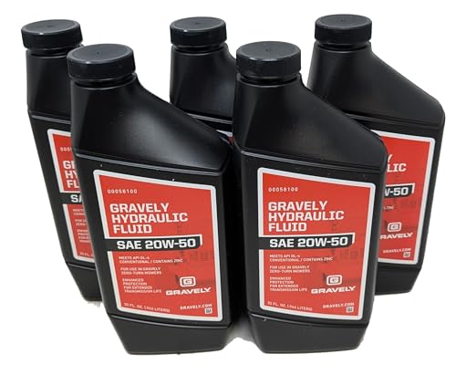 Gravely (5-Pack) 20W50 Hydraulic Fluid Quart 00058100
