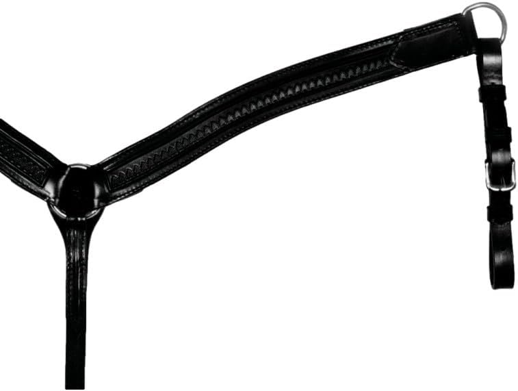 Circle Y Shell Tool Shaped Breast Collar