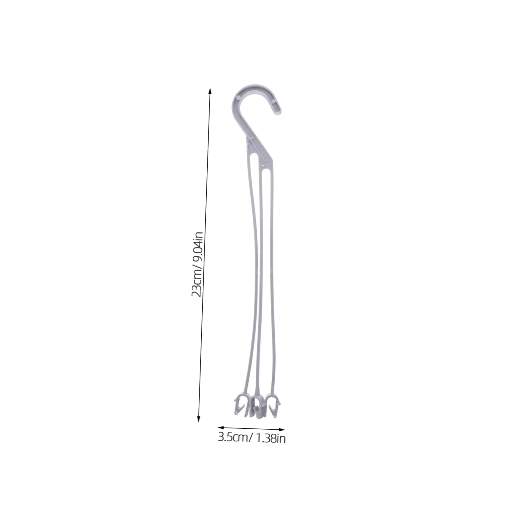 TOYANDONA Crochet pour Plante en Plastique 50 Pièces, Crochet Suspendre