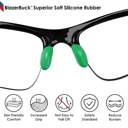Image of BLAZERBUCK Replacement Nose Pads Piece for Oakley Bisphaera OO9400