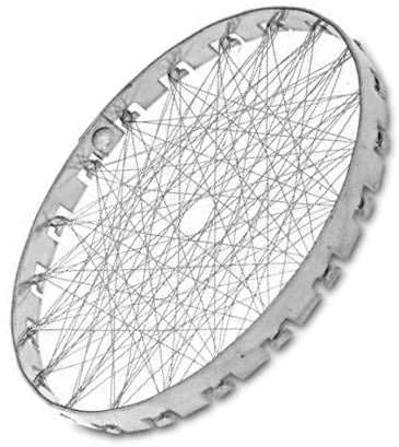 AVNISH ChotaTandoor Channi Barbeque Net Rasoi Grill Jalli LPG Gas Saver Regular Kitchen Tools Silver (Pack of 1)