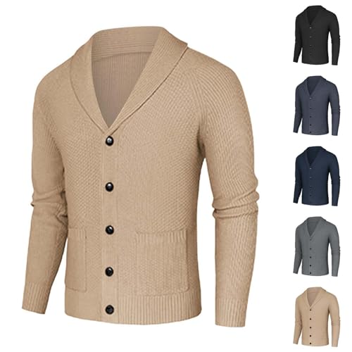 Pull en tricot à col châle idéal pour vos sorties décontractées - 4