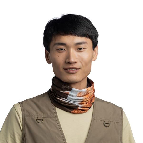 Image of BUFF CoolNet UV Neck Gaiter, UPF 50 Sun Protection, Breathable, Versatile, Quick Dry Face Mask, Fishing Designs, Adult Size