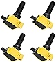 ENA Set of 4 Heavy Duty Ignition Coil Pack Compatible with Ford Lincoln 2013-2019 Escape 2015-2018 Focus 2013-2020 Fusion 2012-2019 Explorer Edge Taurus MKT MKC 2.0 2.3 L4 Replacement for UF670 DG546