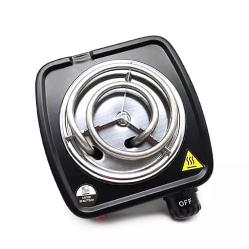 Electric Charcoal Burner Hot Plate – Portable Coal Heater Stove for Hookah, Coffee, Tea, Incense & More – Compact Electric Coil Burner – Small/Regular Size