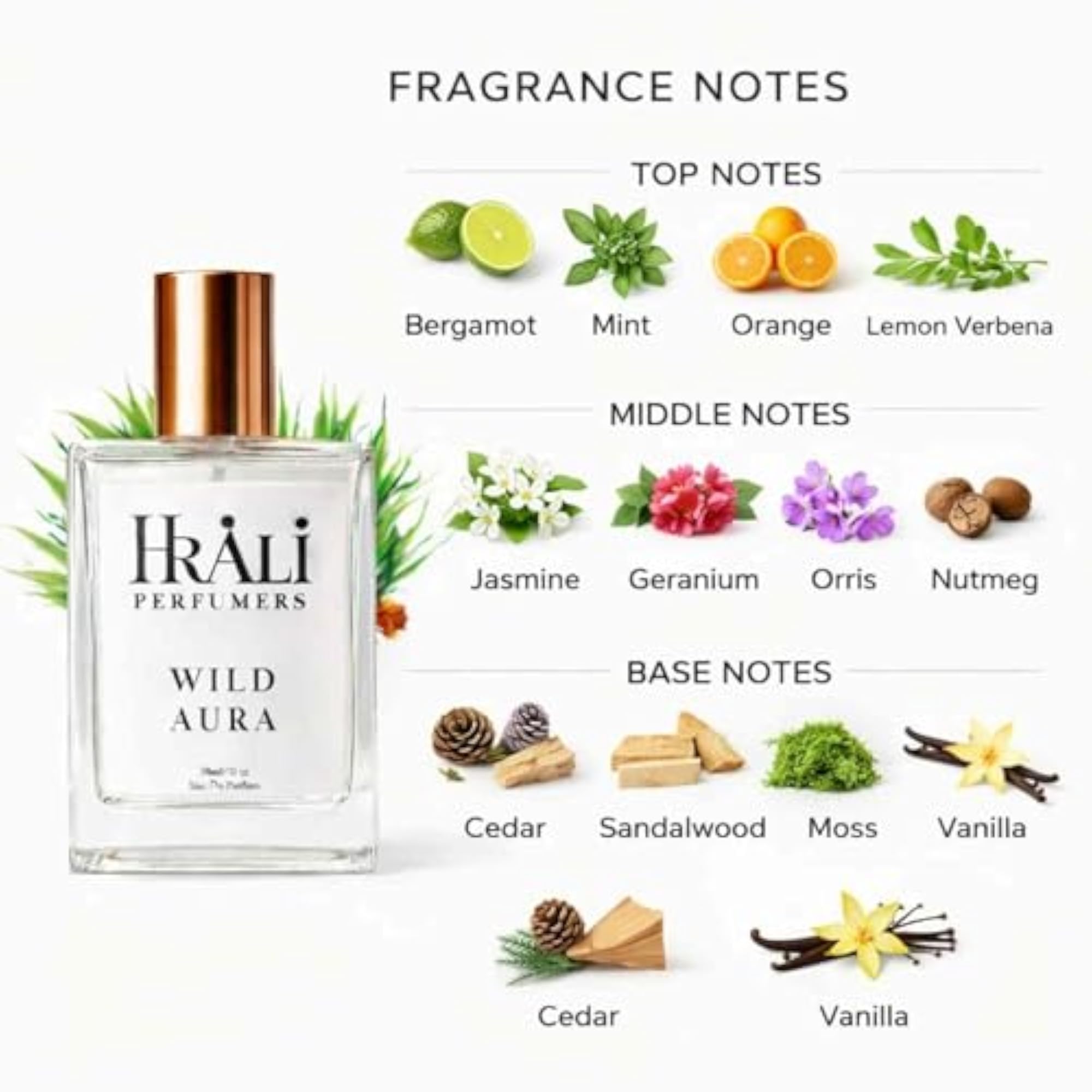 Wild Aura Eau de Parfum, Unisex, 50ml