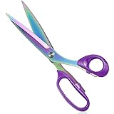 Fabric Scissors, Yelia Professional Tailor Scissors, Multifunctional Ultra-Sharp Titanium Coating...