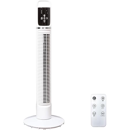 中古】TEKNOS 省スペースタワー扇風機 リモコン