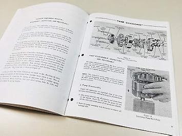 Operators Manual for Ford 723 Backhoe Owners Book Maintenance