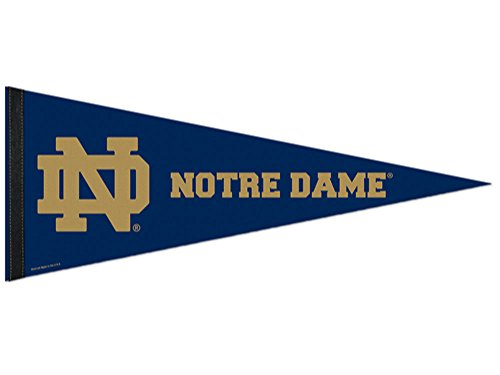 Notre Dame Fanion Premium NCAA pour décorer votre chambre ou votre bureau de sport