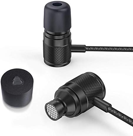 LUDOS Ultra Wired Earbuds with Microphone in-Ear Headphones - Wired  Earphones with Microphone \u0026 Volume Control, Memory Foam, Reinforced Cable,  Noise Isolating, Compatible with iPhone, iPad, Samsung : Electronics