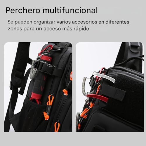 Mochila impermeable portátil multifuncional con organizador de viaje 5