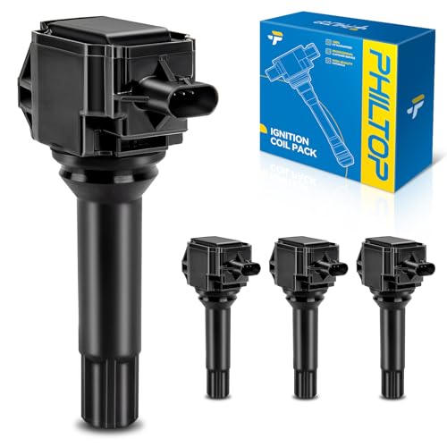 Image of PHILTOP UF710 Ignition Coil Packs Fits for Subaru 2014-2016 Forester 2.5L, 2013-2014 Outback 2.5L, 2013-2014 XV Crosstrek, 2013-2014 Impreza 2.0L, 2013-2014 Legacy 2.5L, 2015 Impreza