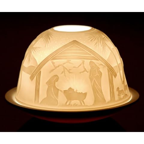 Kerzenfarm Tealight-Holder, Ceramic, Porcelain White Cover