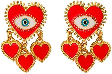 Boucles d'oreilles Evil Eye dorées vintage : le bijou bohème pour vos soirées d'été