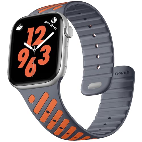 Bracelet magnétique silicone Apple Watch évite les irritations et chutes de montre