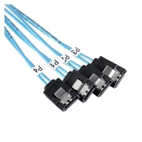Cable S-A-S SATA M1ni SFF-8087 a 4 SATA 50 cm 12Gbps miniatura 4