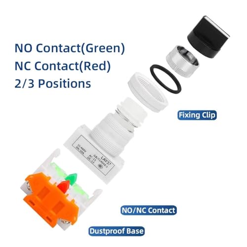 Sélecteur de position 22mm avec rappel automatique pour commande précise - 2