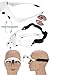 LED Lupa Gafas con Luz Manos Libres Cabeza Lupas de Aumento para...