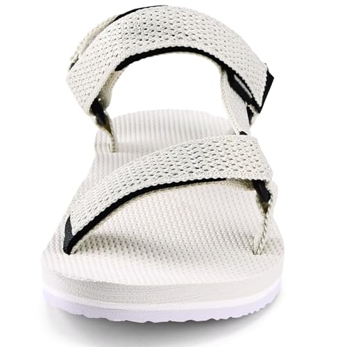 Image of WateLves Womens-Sport-Sandals Hiking Sandals with-Arch-Support Webbing-Outdoor-Beach-Water-Sandals for Travel-Walking-Trekking-Camping