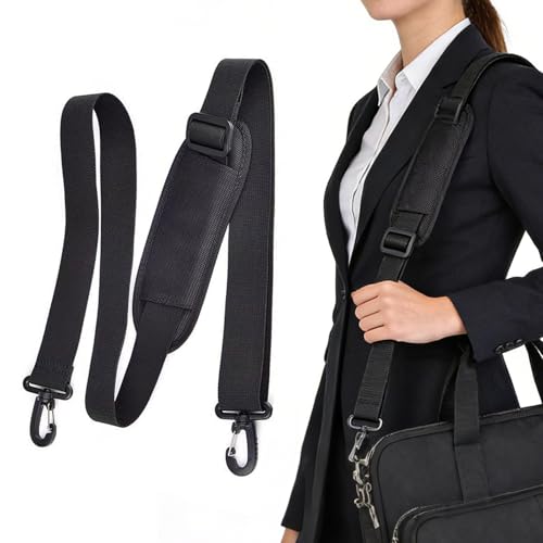 NOPVUFA Correa Bolso Bandolera Correa de Nailon Universal, Correa Regulable 90 a 160 cm con Almohadilla Hombro, Tira de Repuesto para Mochila Viaje Deporte Bolso Bandolera