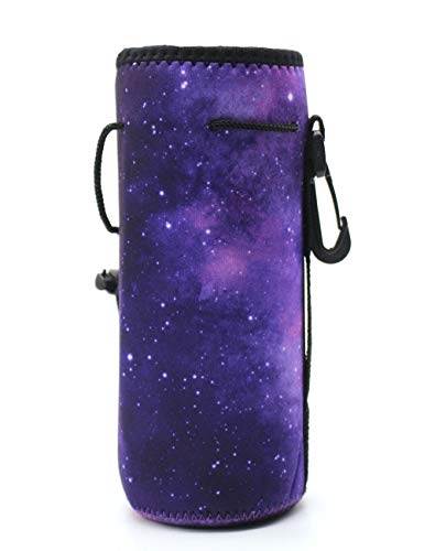 Image of Wanty Neoprene 20 Oz Insulated Water Drink Bottle Cooler Carrier Cover Sleeve Tote Bag Pouch Holder Strap for Climbing Cycling and Running Outdoor Activities