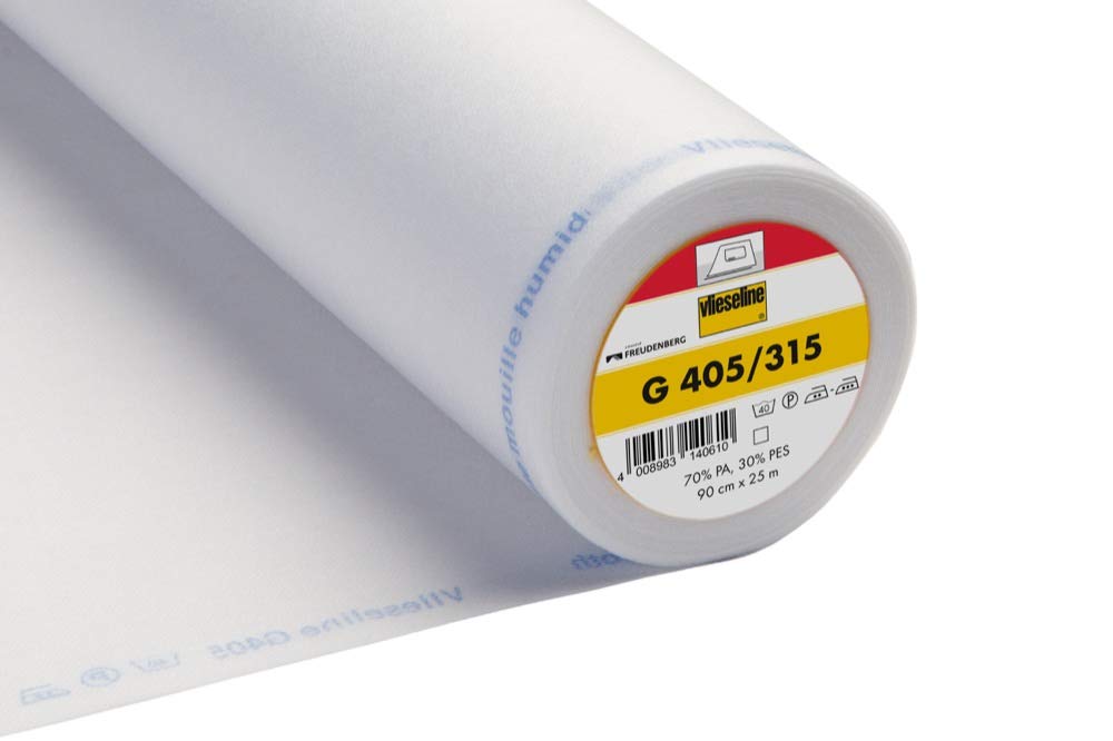 Caraselle White Vilene/Vlieseline Fusible Interlining - G405-1M