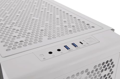 Miniatura 6 de Thermaltake Ceres 300 TG ARGB | Caja ATX Mid Tower | Paneles Perforados para Alto Flujo de Aire | 3 Ventiladores Preinstalados | Admite Radiador de 360mm | Blanco Nieve