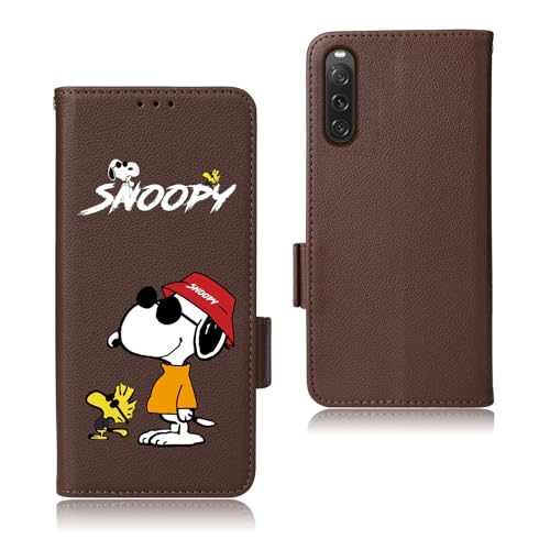 Ailiber Xperia 10 III �p�� �P�[�X �蒠�^ ����PU���U�[ �X�k�[�s�[ �J�o�[ SO-52B SOG04 �P�[�X �ϏՌ� xperia10 3 �P�[�X �}�O�l�b�g�� �l�C ������� ���킢�� �L�����N�^�[ ���� �G�N�X�y���A10iii