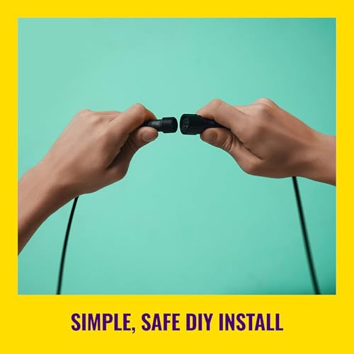WiZ LED Color Changing Outdoor Spotlight Extension - Starter Kit Required - Weatherproof - Control with WiZ App - Works with Google Home, Alexa, and Siri Shortcuts - 1 Pack by WiZ - Image 7
