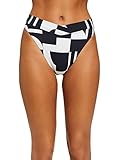 V-förmiger Elastikbund ESPRIT Bikinihose mit Retro-Print