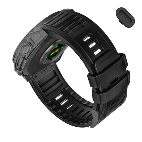 Image of 26mm Quickfit Silicone Watch Bands Compatible with Garmin Fenix 8 Pro /quatix 8 51mm /Fenix 7X /7X Pro /6X /6X Pro /5X /5X Plus /3 HR /Enduro 3 2 /Descent Mk3i 51mm /Mk2i /Tactix 8 /7 pro /epix Pro 51MM