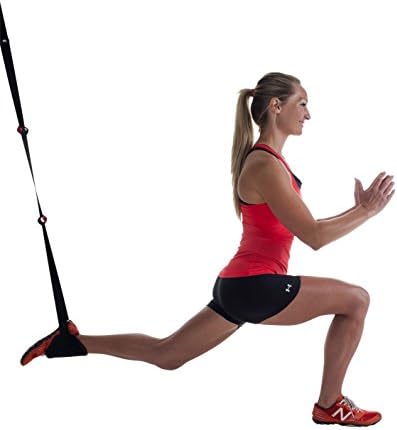 Pure2Improve Unisex Adult Multi-Functional Suspension Trainer - Black/Red, N/A