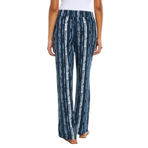 Three Dots Women's Elastic Pull On Pant with Pockets3