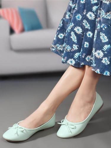 Image of Carlton London Women Comfortable Flat Round Toe Slip On Fashion Shoes for Daily use, Office use, Casual use